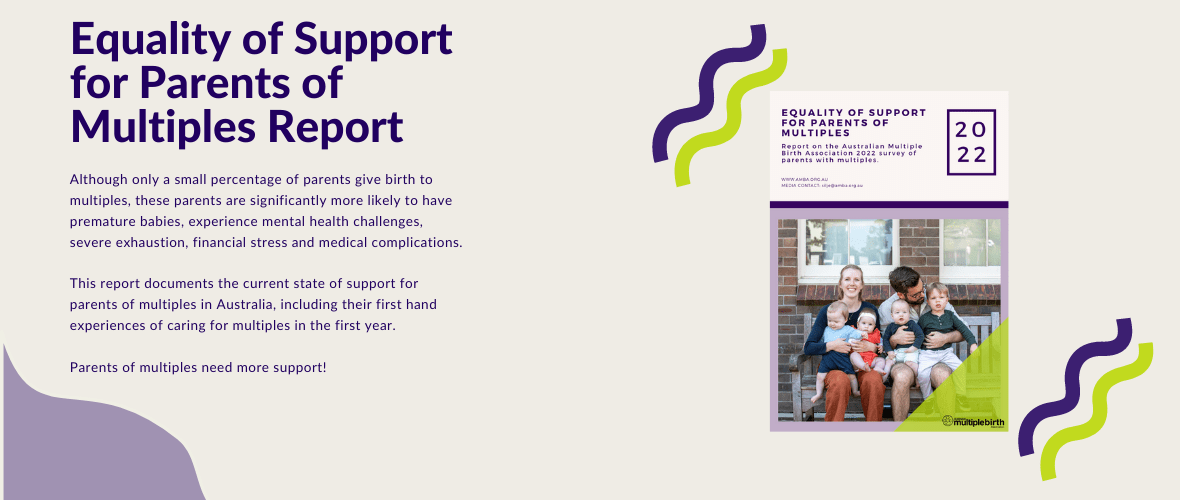 Equality of Support for Parents of Multiples Report BANNER 1180x500