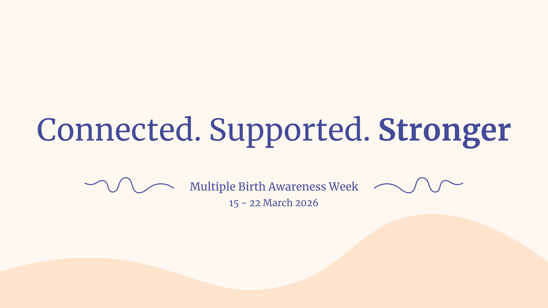 Multiple Birth Awareness Week 2026